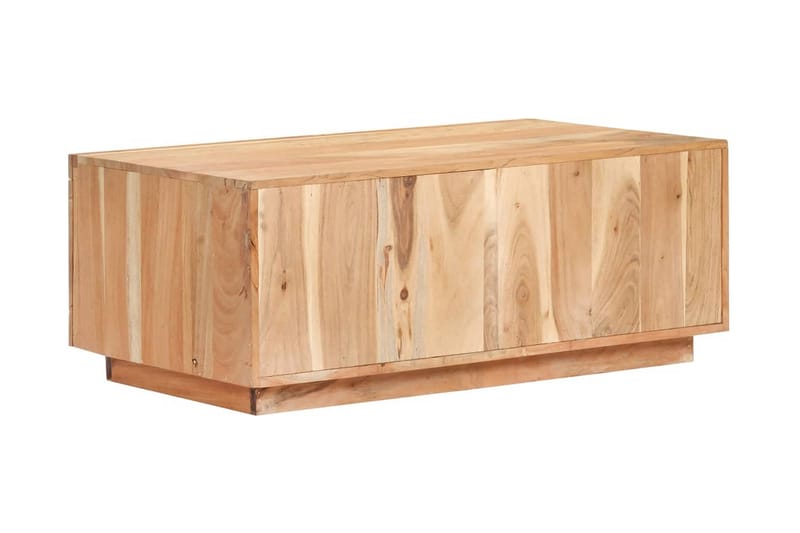 Soffbord 90x50x35 cm massivt återvunnet trä - Brun - Soffbord
