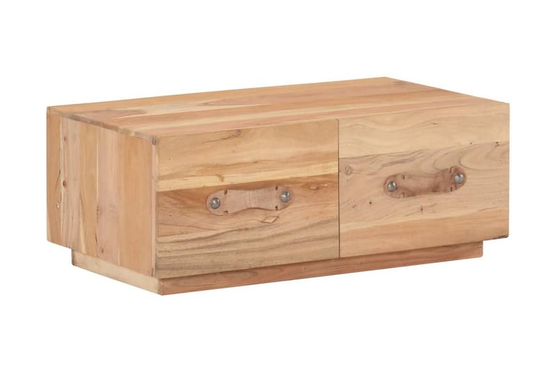 Soffbord 90x50x35 cm massivt återvunnet trä - Brun - Möbler - Bord & matgrupper - Soffbord