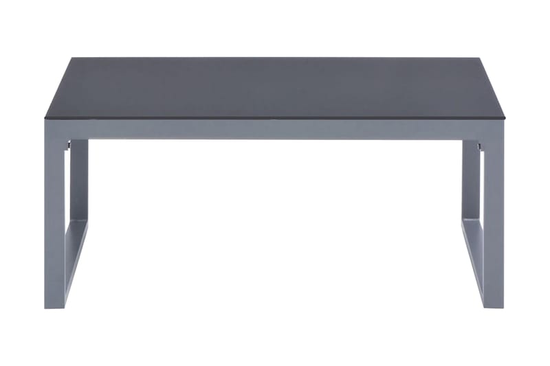 Soffbord 90x50x40 cm aluminium - Grå - Möbler - Bord & matgrupper - Soffbord