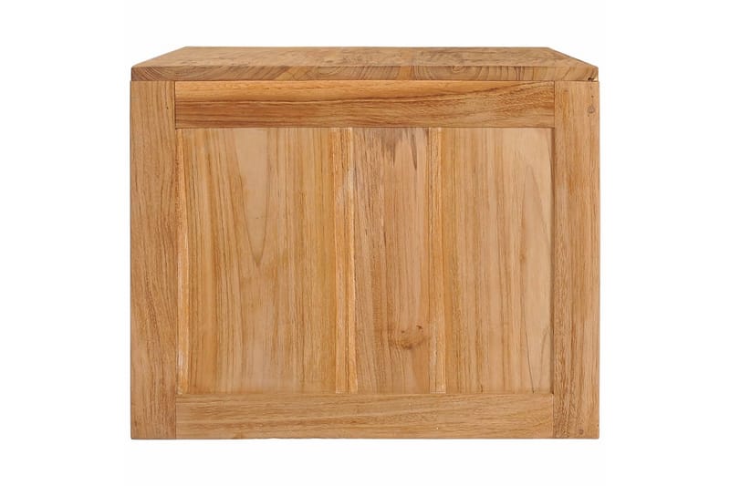 Soffbord 90x50x40 cm massiv teak - Brun - Soffbord