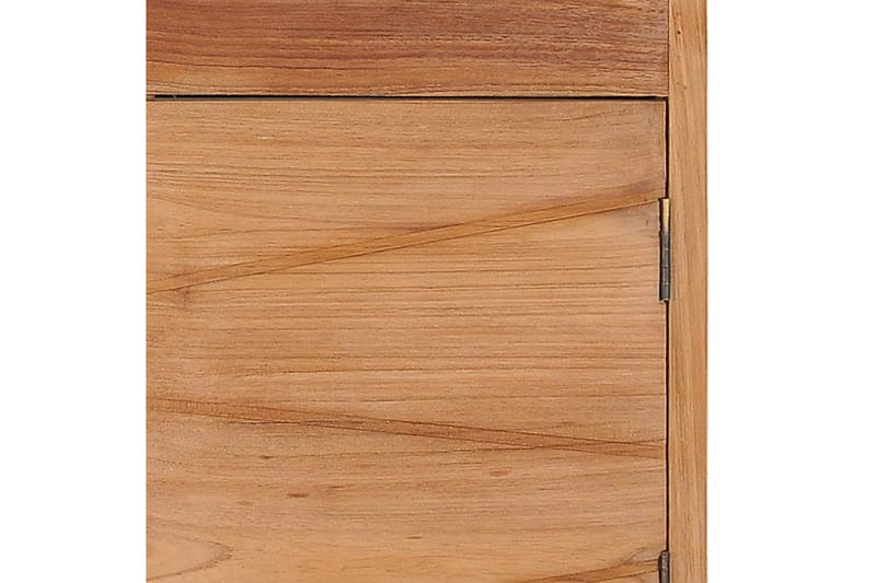 Soffbord 90x50x40 cm massiv teak - Brun - Soffbord