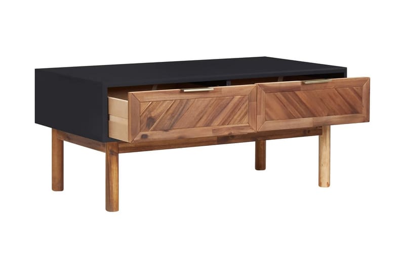 Soffbord 90x50x40 cm massivt akaciaträ och MDF - Brun - Möbler - Bord & matgrupper - Soffbord