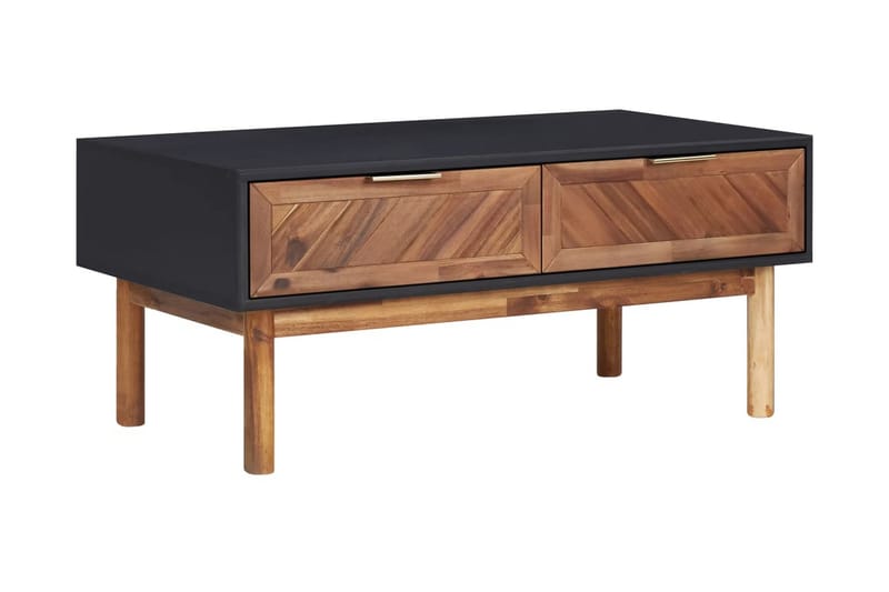 Soffbord 90x50x40 cm massivt akaciaträ och MDF - Brun - Möbler - Bord & matgrupper - Soffbord