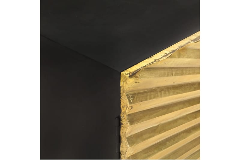 Soffbord 90x50x45 cm massivt mangoträ - Svart - Möbler - Bord & matgrupper - Soffbord
