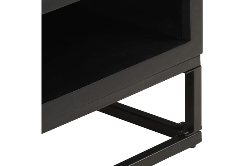 Soffbord 90x60x35 cm massivt mangoträ - Svart - Möbler - Bord & matgrupper - Soffbord