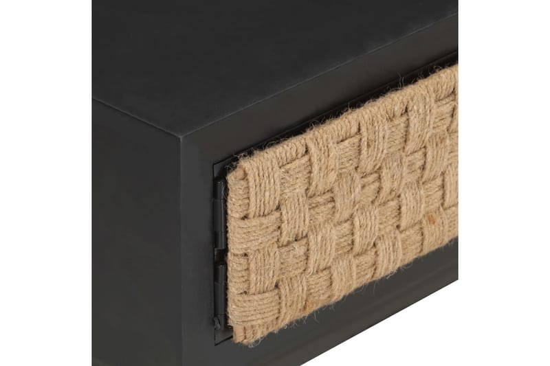 Soffbord 90x60x35 cm massivt mangoträ - Svart - Möbler - Bord & matgrupper - Soffbord