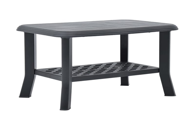 Soffbord antracit 90x60x46 cm plast - Grå - Möbler - Bord & matgrupper - Soffbord