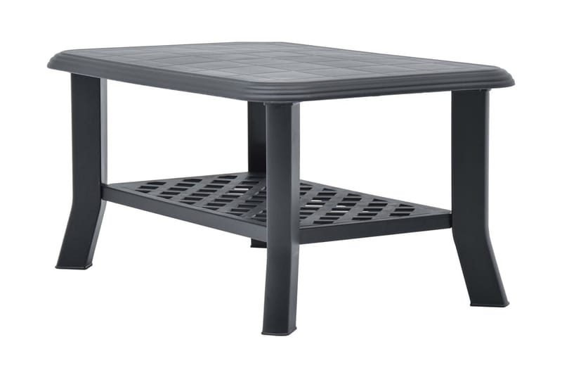 Soffbord antracit 90x60x46 cm plast - Grå - Möbler - Bord & matgrupper - Soffbord