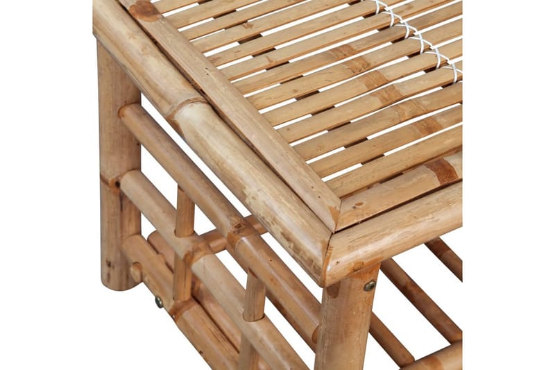 Soffbord bambu 90x50x45 cm - Brun - Soffbord
