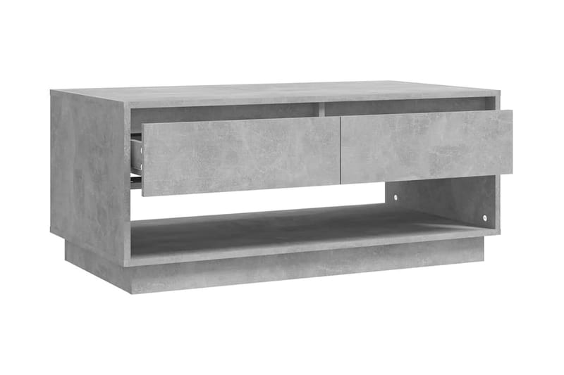 Soffbord betoggrå 102,5x55x44 cm spånskiva - Grå - Möbler - Bord & matgrupper - Soffbord