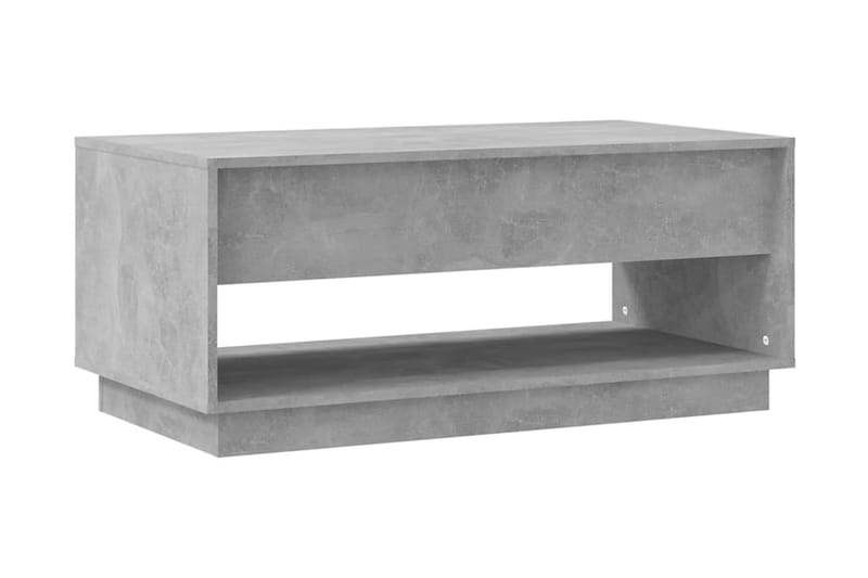 Soffbord betoggrå 102,5x55x44 cm spånskiva - Grå - Soffbord