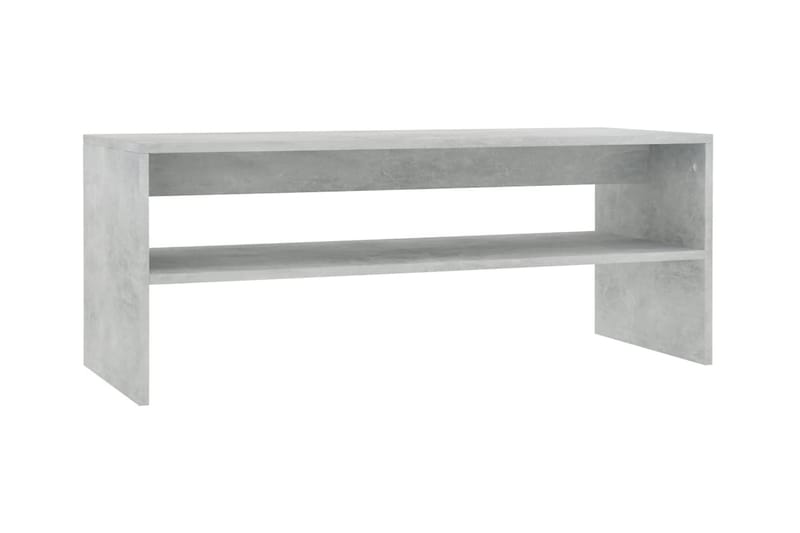 Soffbord betonggrå 100x40x40 cm spånskiva - Grå - Möbler - Bord & matgrupper - Soffbord