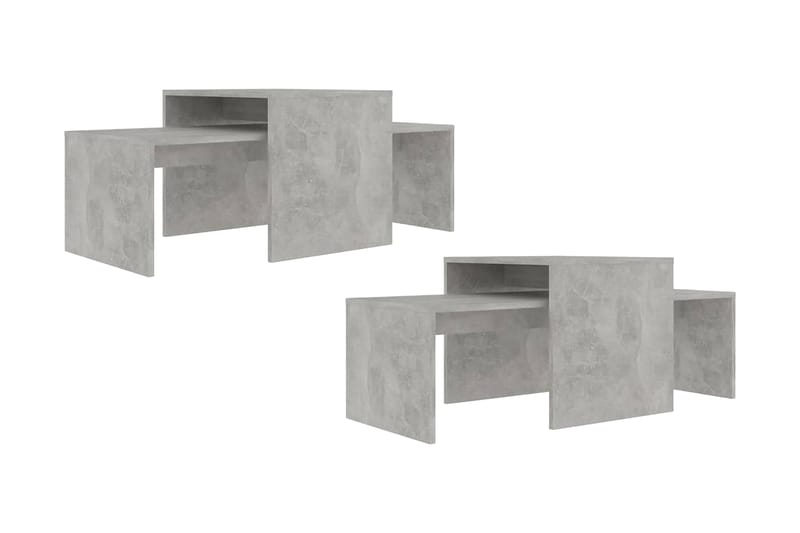 Soffbord betonggrå 100x48x40 cm spånskiva - Grå - Möbler - Bord & matgrupper - Soffbord