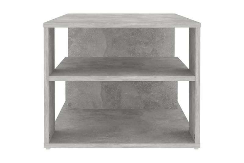 Soffbord betonggrå 100x50x40 cm spånskiva - Grå - Soffbord