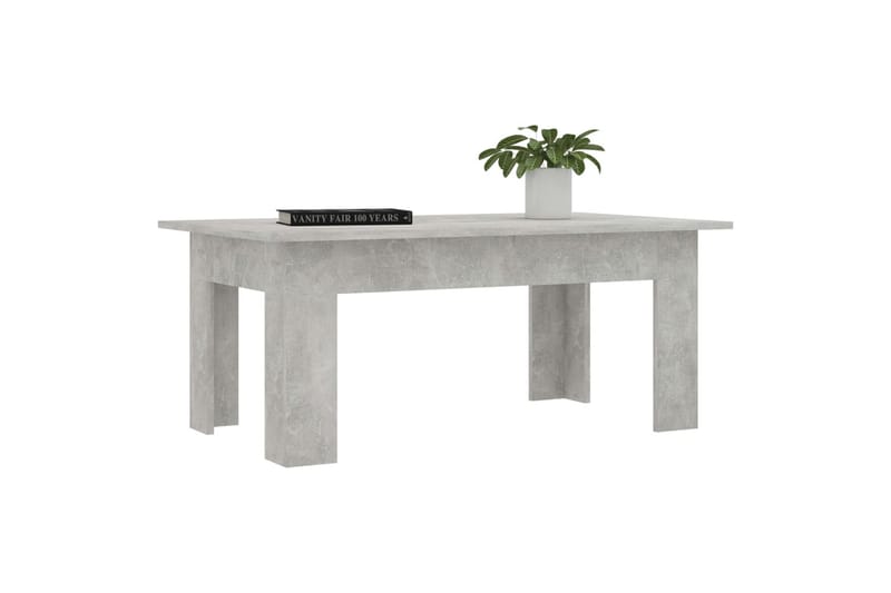 Soffbord betonggrå 100x60x42 cm spånskiva - Grå - Möbler - Bord & matgrupper - Soffbord