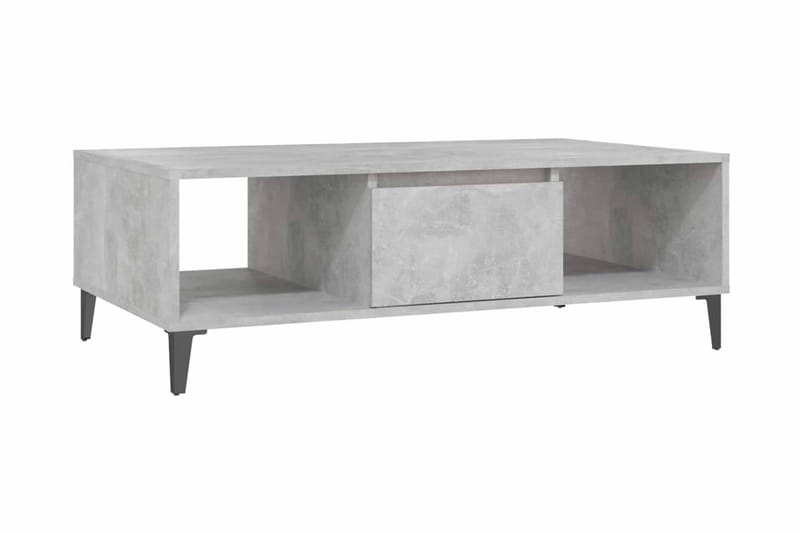 Soffbord betonggrå 103,5x60x35 cm spånskiva - Grå - Möbler - Bord & matgrupper - Soffbord