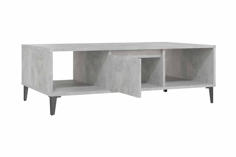 Soffbord betonggrå 103,5x60x35 cm spånskiva - Grå - Möbler - Bord & matgrupper - Soffbord