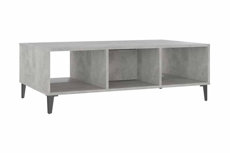 Soffbord betonggrå 103,5x60x35 cm spånskiva - Grå - Möbler - Bord & matgrupper - Soffbord