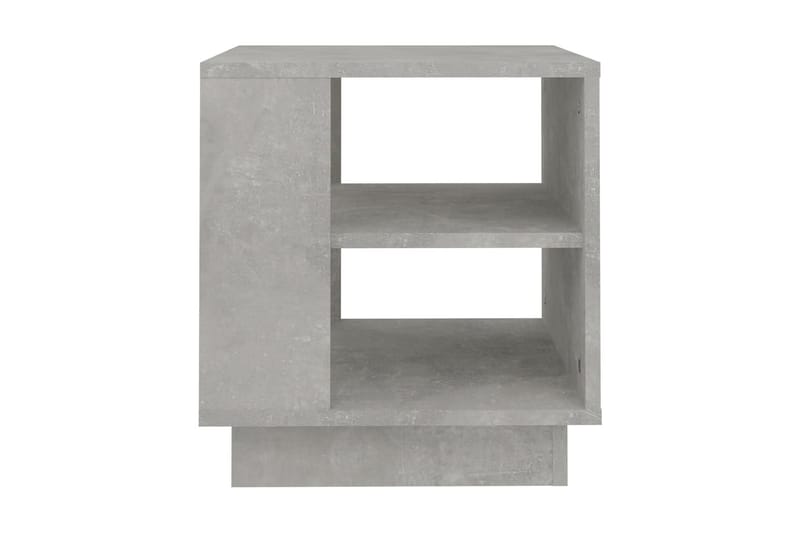 Soffbord betonggrå 40x40x43 cm konstruerat trä - Grå - Soffbord
