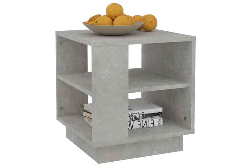 Soffbord betonggrå 40x40x43 cm konstruerat trä - Grå - Möbler - Bord & matgrupper - Soffbord