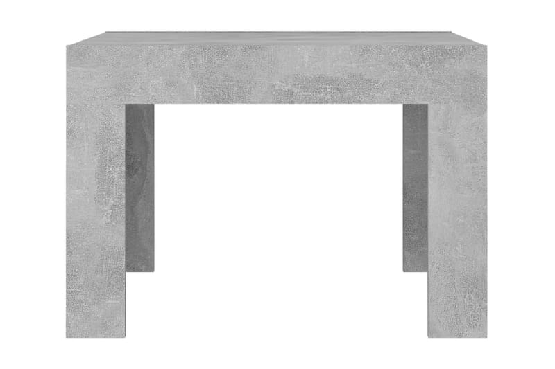 Soffbord betonggrå 50x50x35 cm spånskiva - Grå - Soffbord