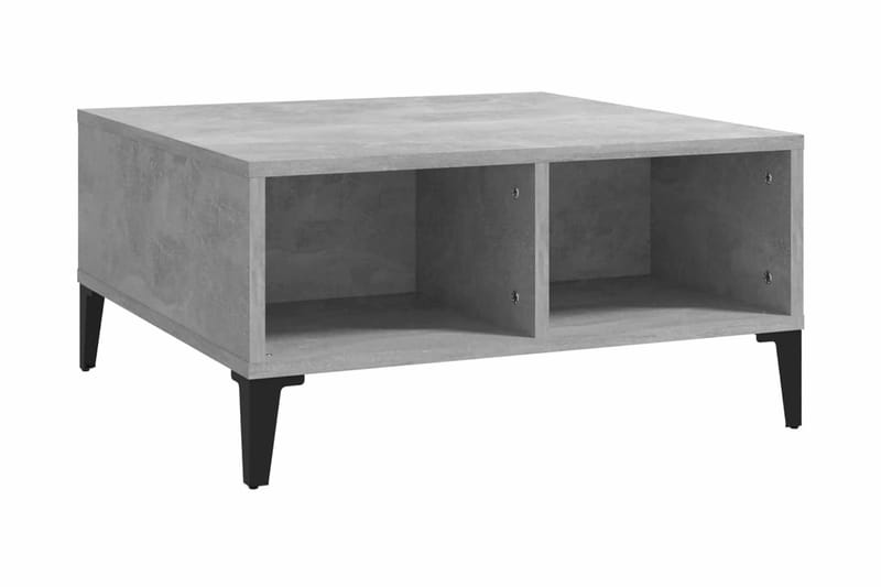 Soffbord betonggrå 60x60x30 cm spånskiva - Grå - Möbler - Bord & matgrupper - Soffbord