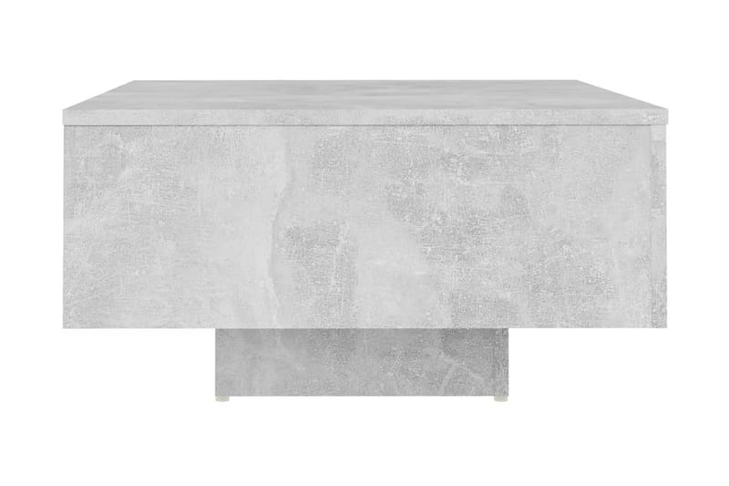 Soffbord betonggrå 60x60x31,5 cm spånskiva - Grå - Soffbord