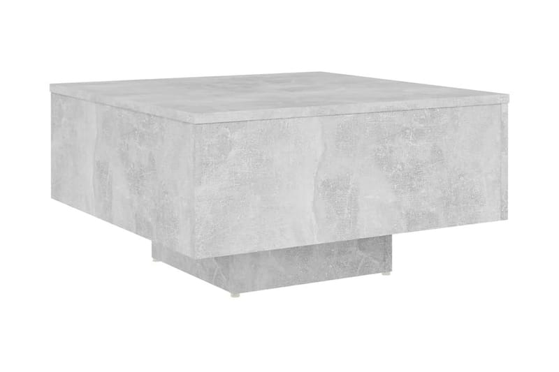 Soffbord betonggrå 60x60x31,5 cm spånskiva - Grå - Möbler - Bord & matgrupper - Soffbord