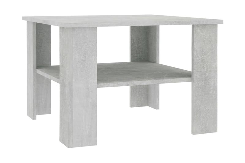 Soffbord betonggrå 60x60x42 cm spånskiva - Betonggrå - Möbler - Bord & matgrupper - Soffbord