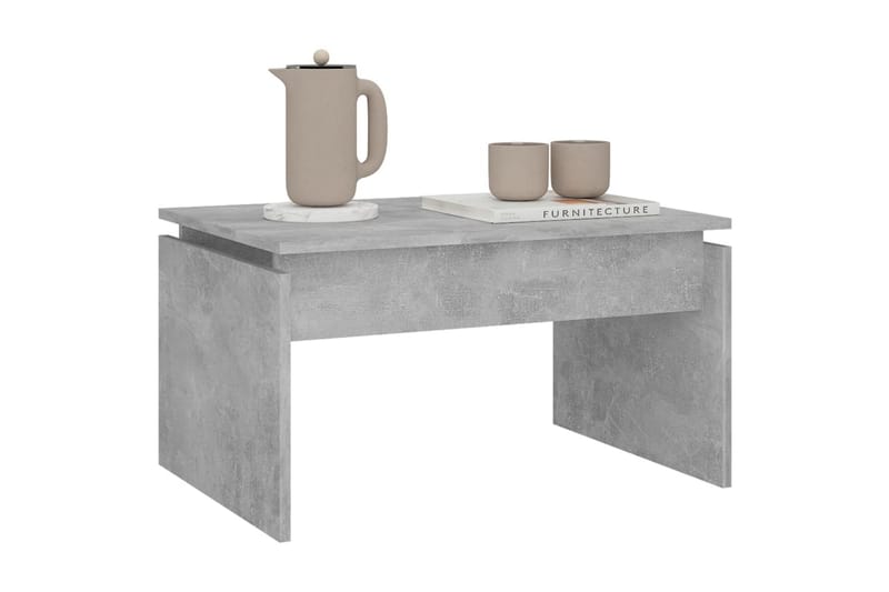 Soffbord betonggrå 68x50x38 cm spånskiva - Grå - Möbler - Bord & matgrupper - Soffbord