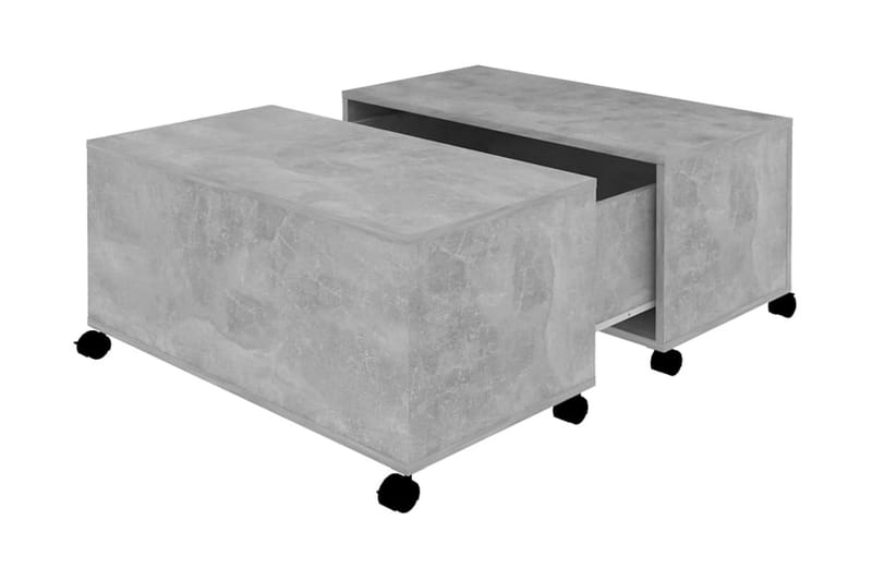 Soffbord betonggrå 75x75x38 cm spånskiva - Grå - Möbler - Bord & matgrupper - Soffbord