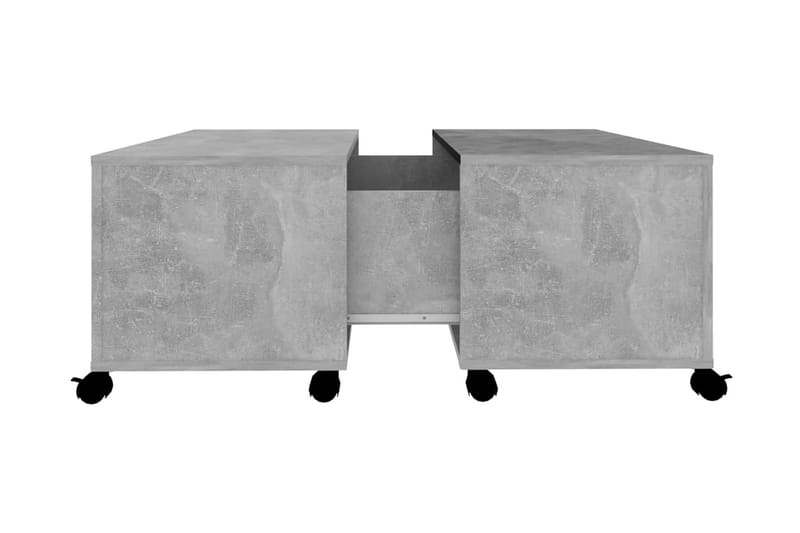 Soffbord betonggrå 75x75x38 cm spånskiva - Grå - Möbler - Bord & matgrupper - Soffbord
