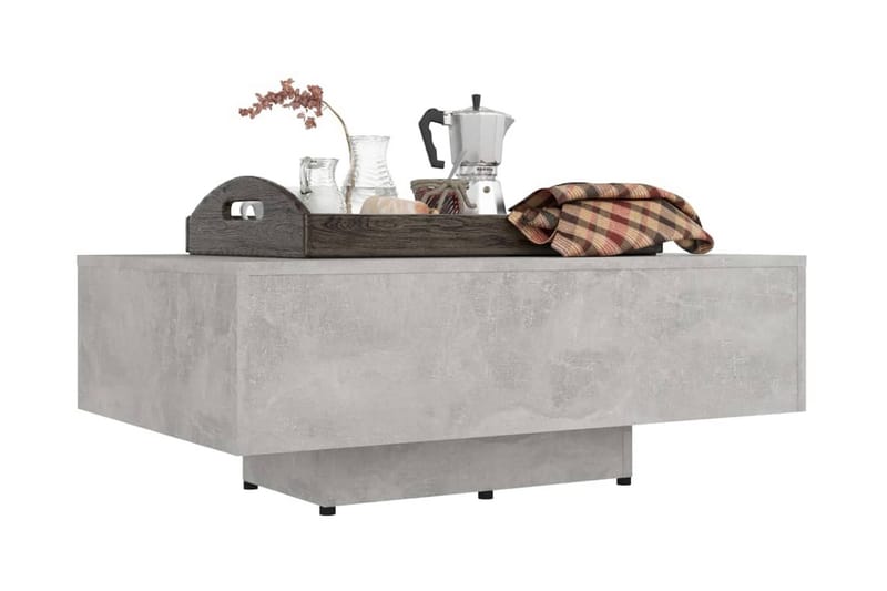 Soffbord betonggrå 85x55x31 cm spånskiva - Grå - Möbler - Bord & matgrupper - Soffbord