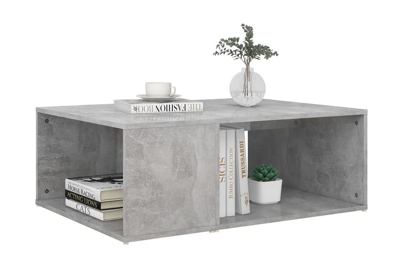 Soffbord betonggrå 90x67x33 cm spånskiva - Grå - Möbler - Bord & matgrupper - Soffbord