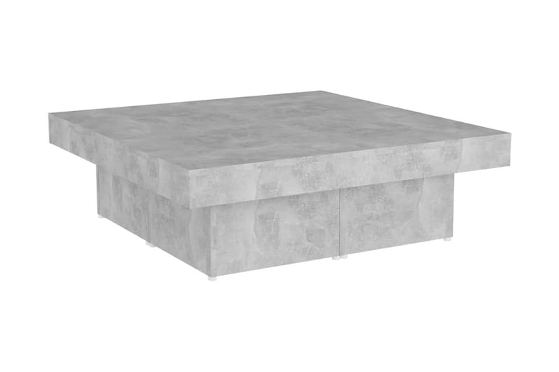 Soffbord betonggrå 90x90x28 cm spånskiva - Grå - Möbler - Bord & matgrupper - Soffbord