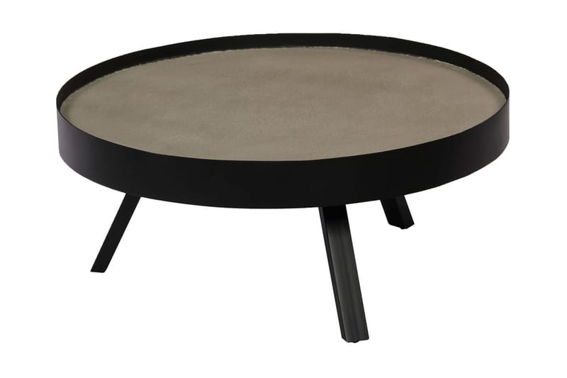 Soffbord bordsskiva i betong 74x32 cm - Svart - Möbler - Bord & matgrupper - Soffbord
