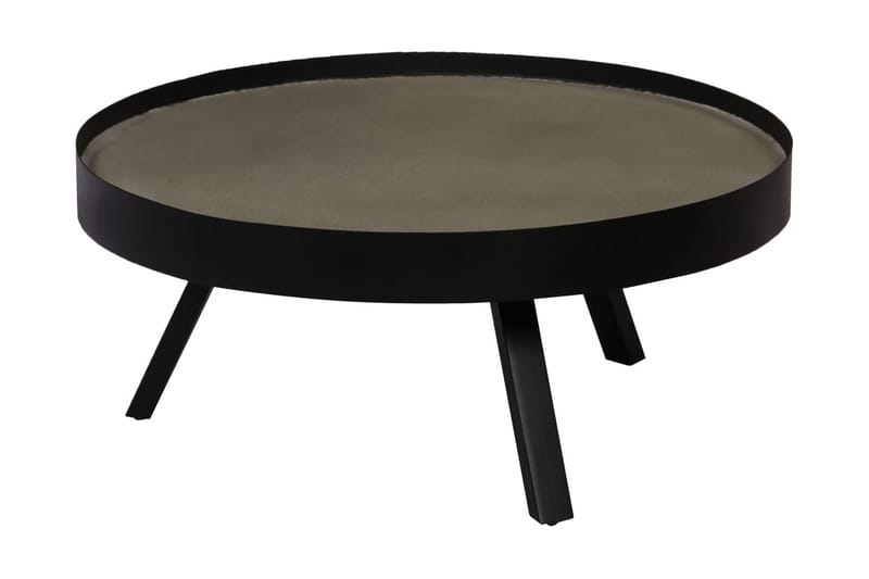 Soffbord bordsskiva i betong 74x32 cm - Svart - Möbler - Bord & matgrupper - Soffbord
