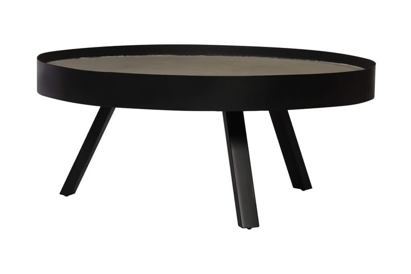 Soffbord bordsskiva i betong 74x32 cm - Svart - Möbler - Bord & matgrupper - Soffbord