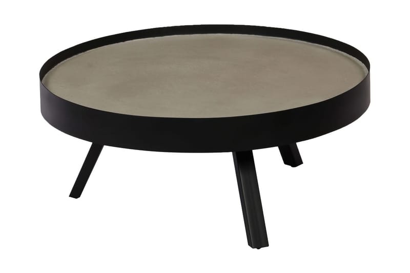 Soffbord bordsskiva i betong 74x32 cm - Svart - Möbler - Bord & matgrupper - Soffbord