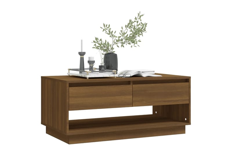 Soffbord brun ek 102,5x55x44 cm spånskiva - Brun - Möbler - Bord & matgrupper - Soffbord