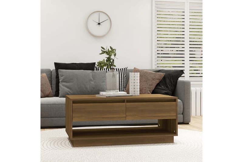 Soffbord brun ek 102,5x55x44 cm spånskiva - Brun - Möbler - Bord & matgrupper - Soffbord
