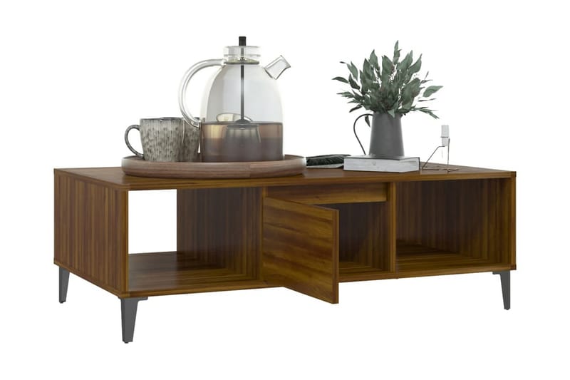 Soffbord brun ek 103,5x60x35 cm spånskiva - Brun - Möbler - Bord & matgrupper - Soffbord