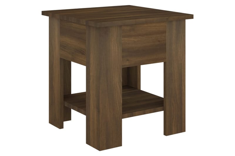 Soffbord brun ek 40x40x42 cm konstruerat trä - Brun - Möbler - Bord & matgrupper - Soffbord
