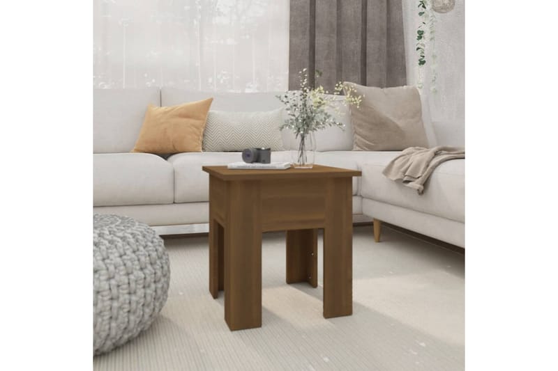 Soffbord brun ek 40x40x42 cm spånskiva - Brun - Möbler - Bord & matgrupper - Soffbord