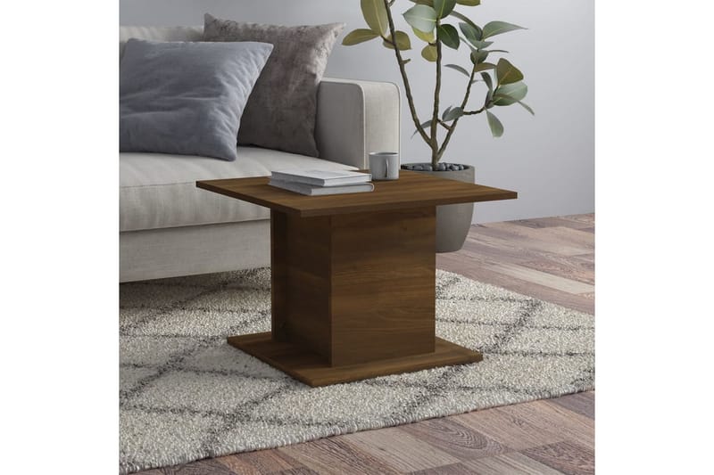 Soffbord brun ek 55,5x55,5x40 cm spånskiva - Brun - Möbler - Bord & matgrupper - Soffbord