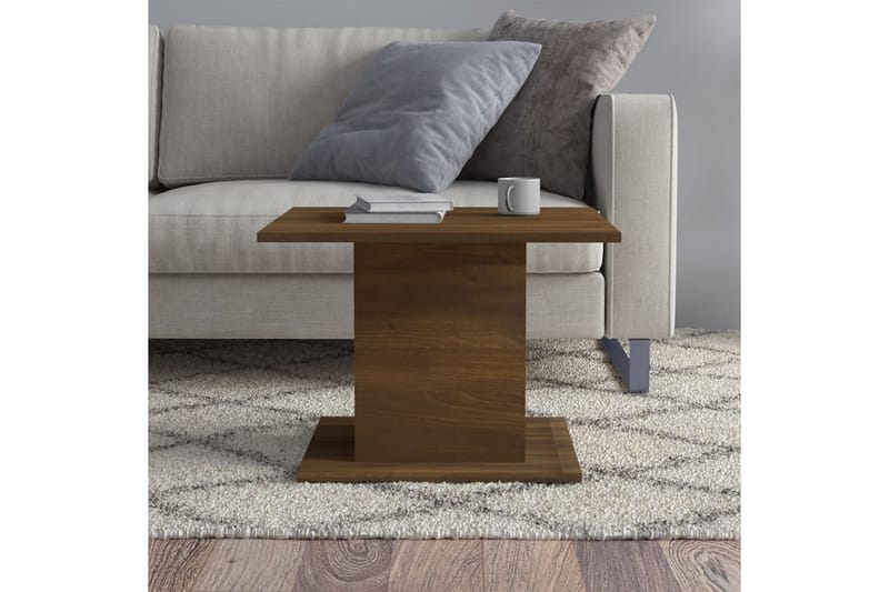 Soffbord brun ek 55,5x55,5x40 cm spånskiva - Brun - Möbler - Bord & matgrupper - Soffbord