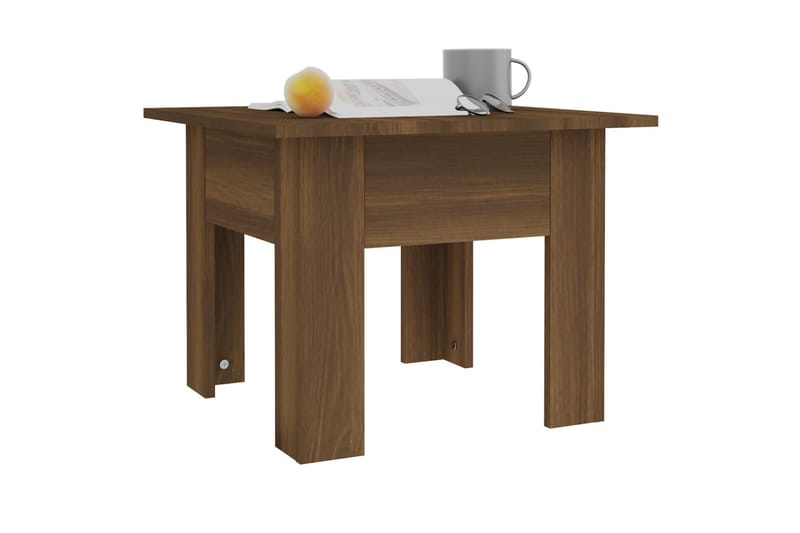 Soffbord brun ek 55x55x42 cm spånskiva - Brun - Möbler - Bord & matgrupper - Soffbord