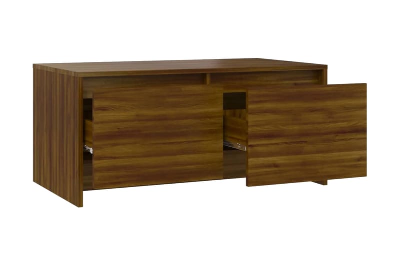 Soffbord brun ek 90x50x41,5 cm spånskiva - Brun - Möbler - Bord & matgrupper - Soffbord