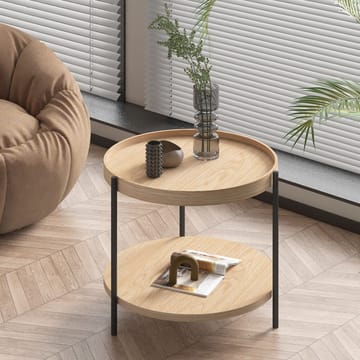 Soffbord Cindy 50x45 cm, Melamin ek - Beige - Möbler - Bord & matgrupper - Soffbord