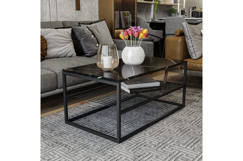 Soffbord Emlak Soffbord 95 cm Svart - Möbler - Bord & matgrupper - Soffbord